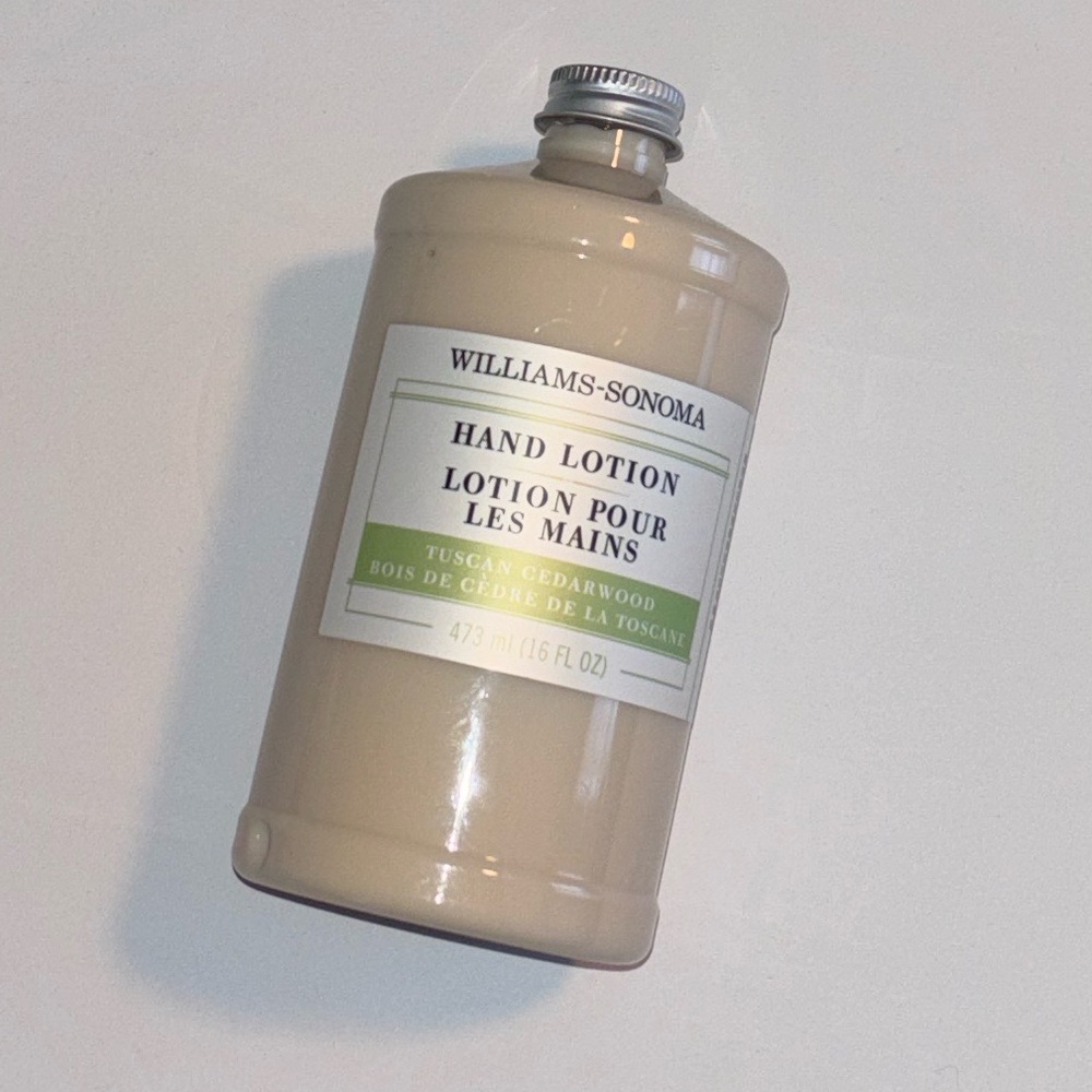 NEW Williams-Sonoma Tuscan Cedarwood Hand Lotion | 16 fl oz